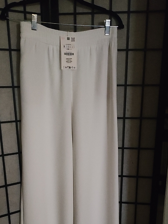 Zara Pants - Wide Leg White Palazzo Pants